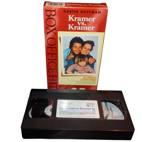 KRAMER VS. KRAMER vintage VHS in original paper case Dustin Hoffman - Picture 2 of 6